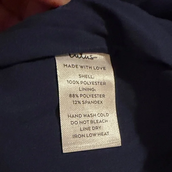 Lulu's Navy Floral One Shoulder Dress - Blue and Pink - Picture 9 of 10